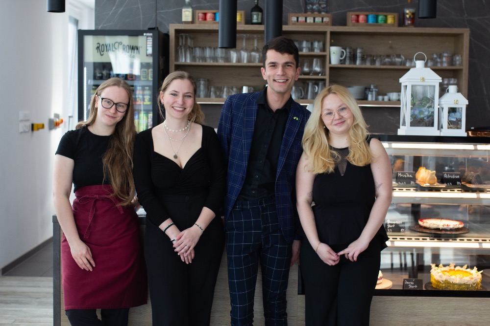 Celý tým kavárny Vitalbar-Coffee, Ústí nad Orlicí